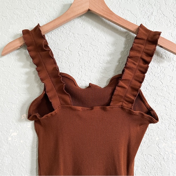 Francesca’s•Ayla•Brown Tank Bodysuit for Women•XL - Picture 4 of 6